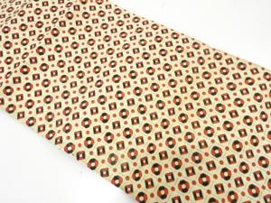 アンティーク　幾何学模様名古屋帯（着用可）